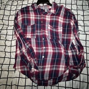 Plaid button up